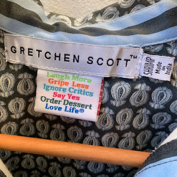 Gretchen Scott Designs button down top - Picture 3 of 6